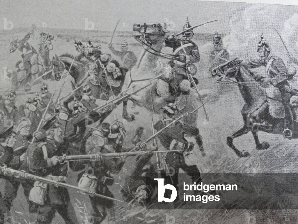 "Gemälde mit Darstellung des hannoverschen Sieges über die Preußen bei Langensalza" 1801