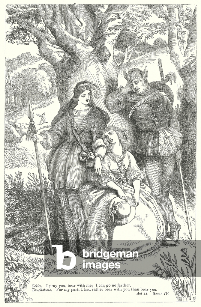 Image de Gravure représentant Comme il vous plaira (gravure) 1801 par Henry Courtney Selous