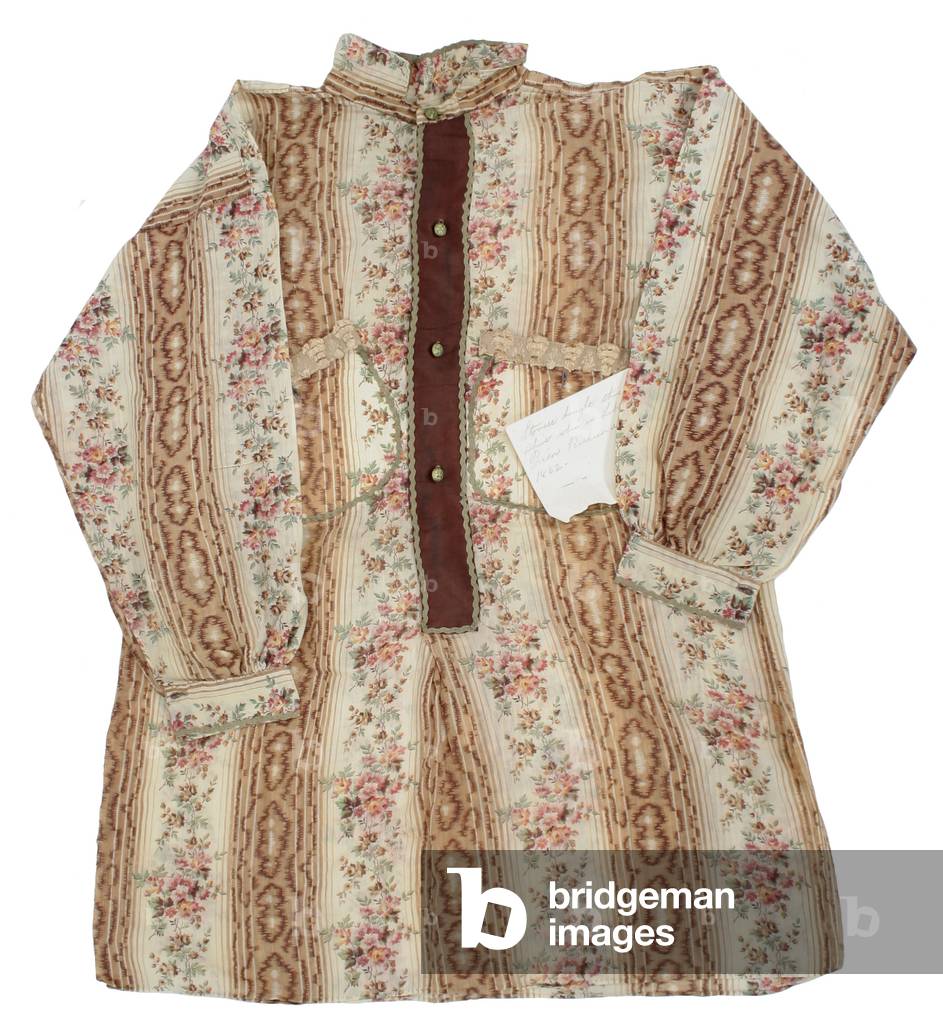 "Hemd mit Blumenmuster gekauft von Colonel William S Tilton"