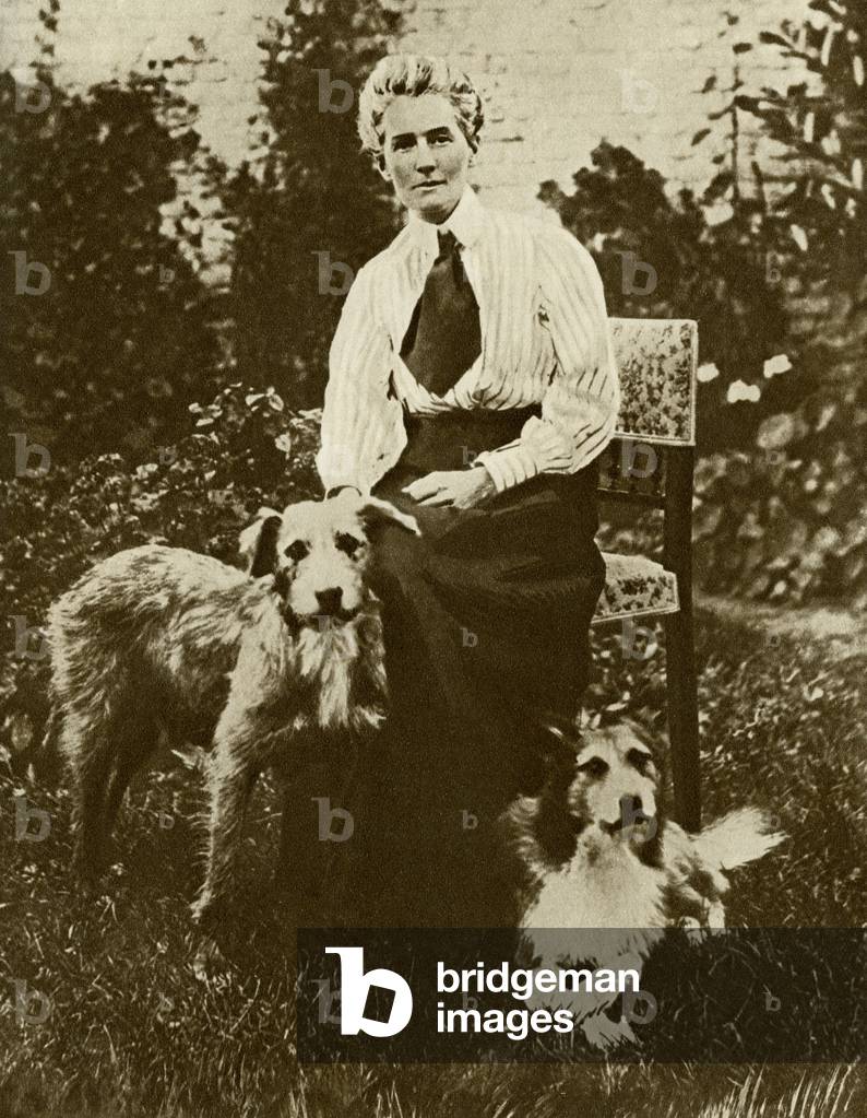 Porträt der Krankenschwester Edith Cavell um 1900 (Foto)