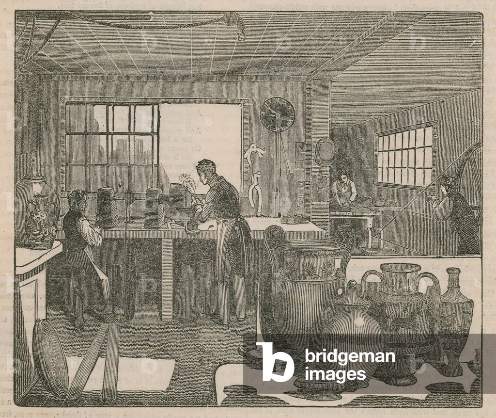 British manufacturers: Pottery-ware (engraving)