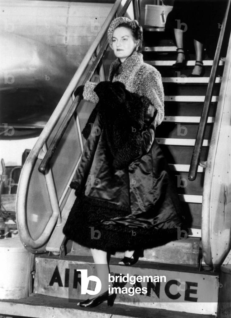 L'ereditiera americana del tabacco Doris Duke c. 1947
