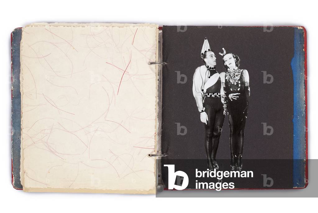 "Seite von 'Untitled (Scrapbook for Tamara Toumanova) '" 1953 von Joseph Cornell