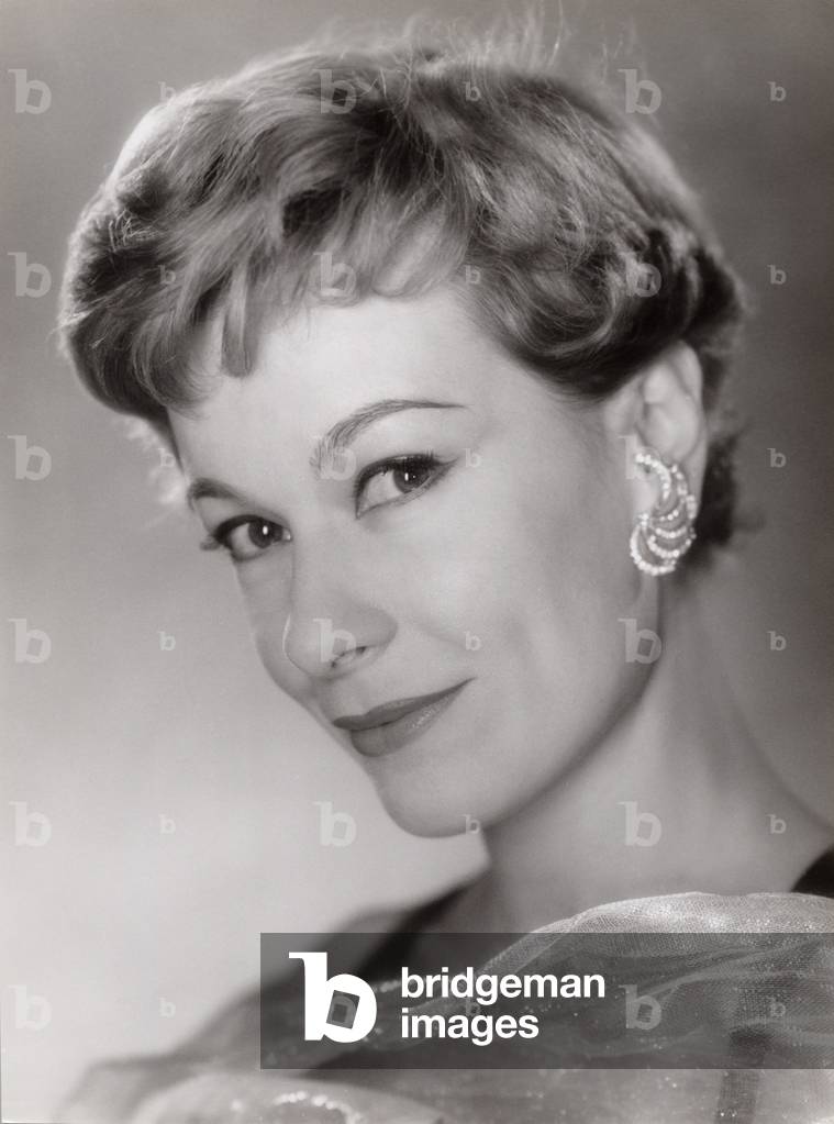 "Deutsche Theater- und Filmschauspielerin Eva Maria Meineke" 1956