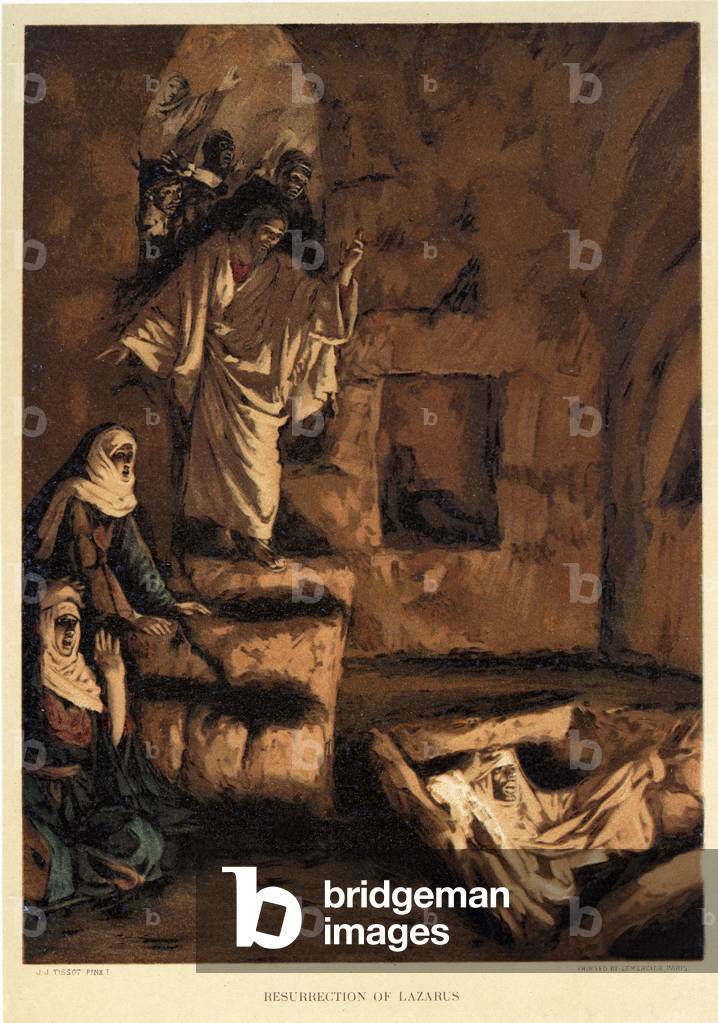 "Resurrezione di Lazzaro - San Giovanni" di James Jacques Joseph Tissot