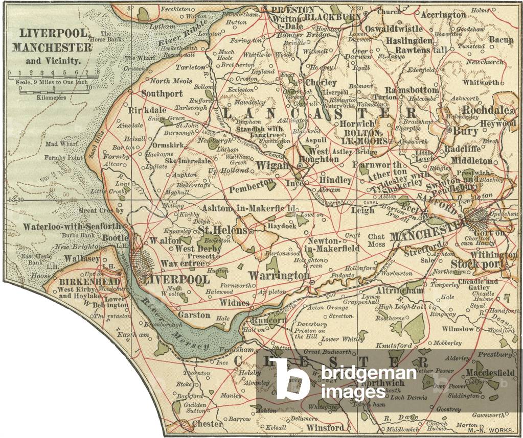 "Mappa di Liverpool" 1900