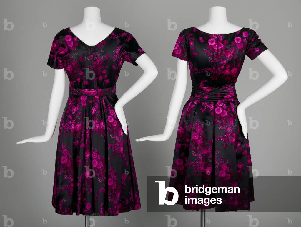 "Abiti da sera" 1953 di Christian Dior, b/w