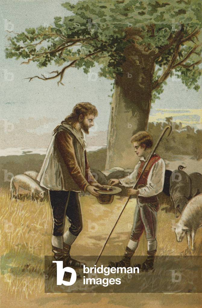 Episode im Leben von Saint Vincent De Paul (chromolitho)