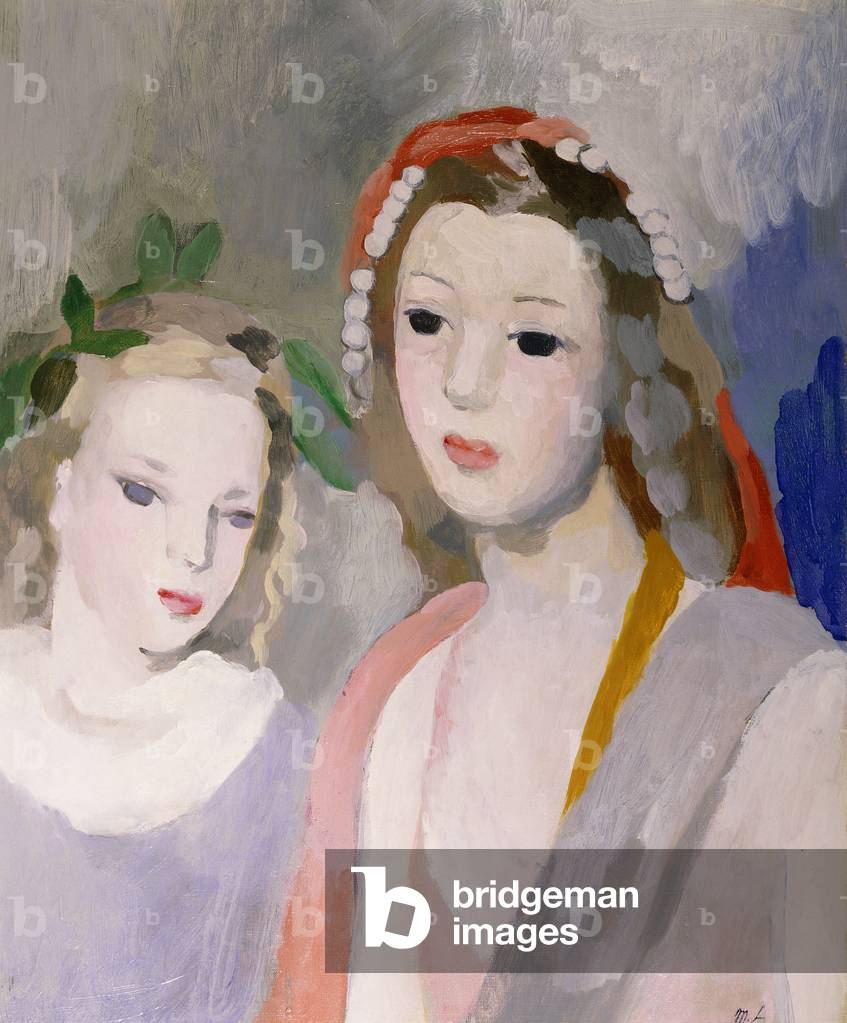 Immagine di Dipinto "Ritratto di due giovani ragazze; Ritratto de Deux Jeune Filles", 1937 di Marie Laurencin