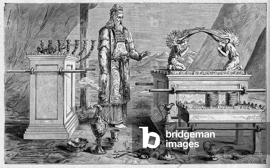 Immagine di Incisione "Decorazione del tabernacolo", b/w