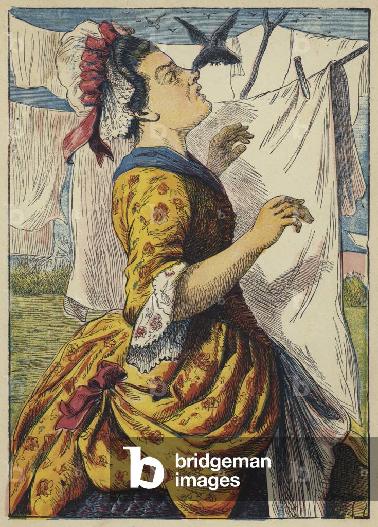 Die Schlechtigkeit der Dohle (Farbe litho)