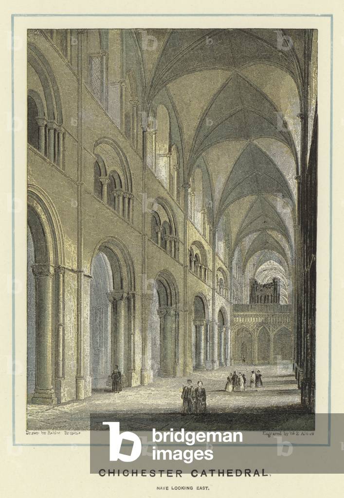 "Chichester Cathedral" di Hablot Knight Browne