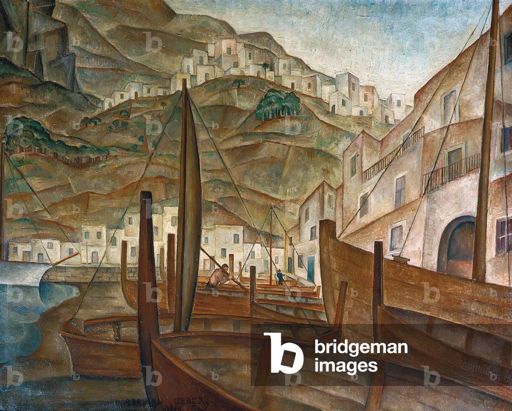 Bild von Gemälde "Marina Grande" 1924 von Adriaan Lubbers