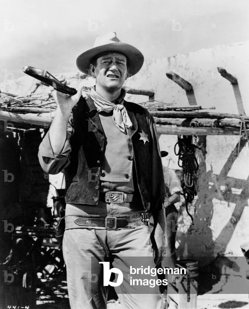 Image of Film Still depicting John Wayne, b/w