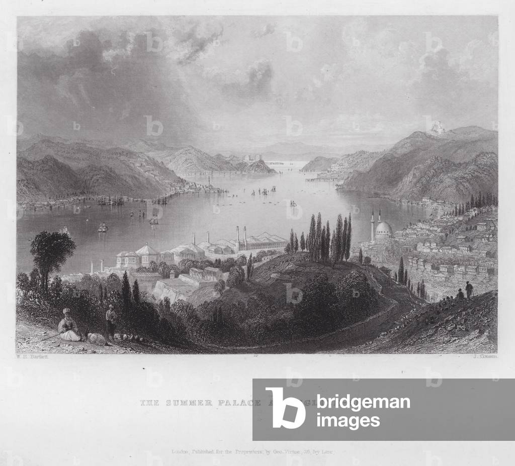 "Il Palazzo d'Estate a Beglier-Bey (incisione)" di William H. Bartlett