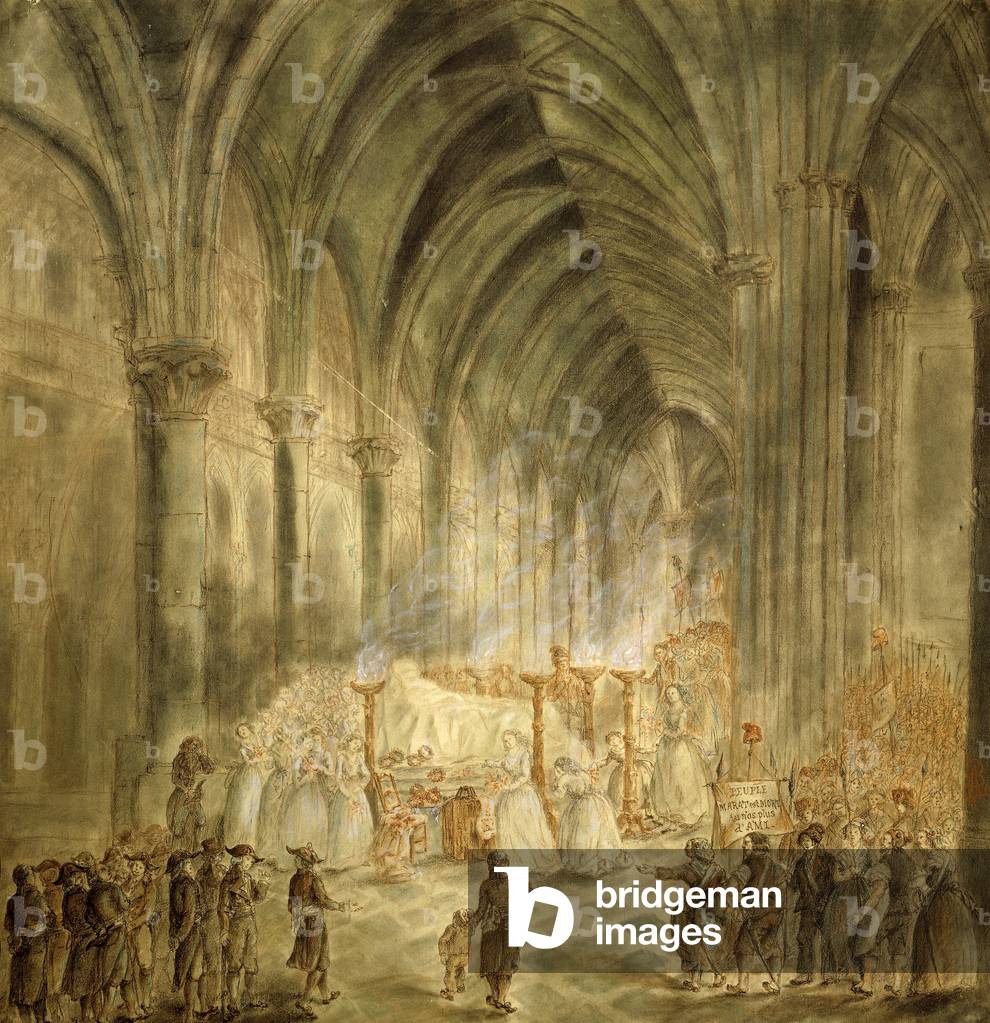 Funeral of JeanPaul Marat, French Revolution, France, 18th century