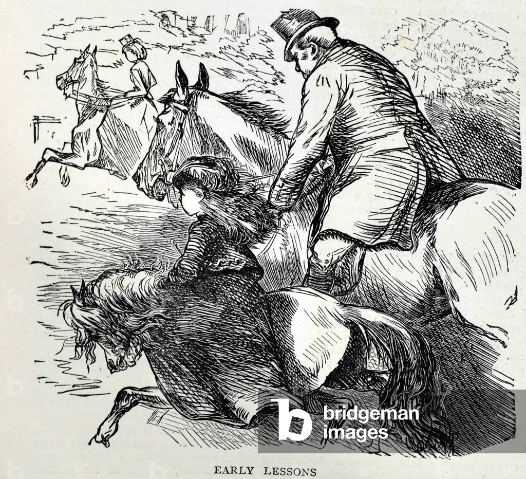Early Lessons, 1870 (Gravur)