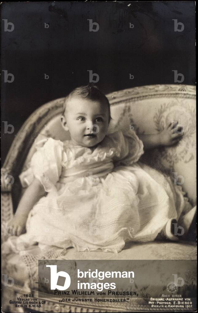 Immagine di Fotografia "Principe Guglielmo di Prussia" di German Photographer, b/w