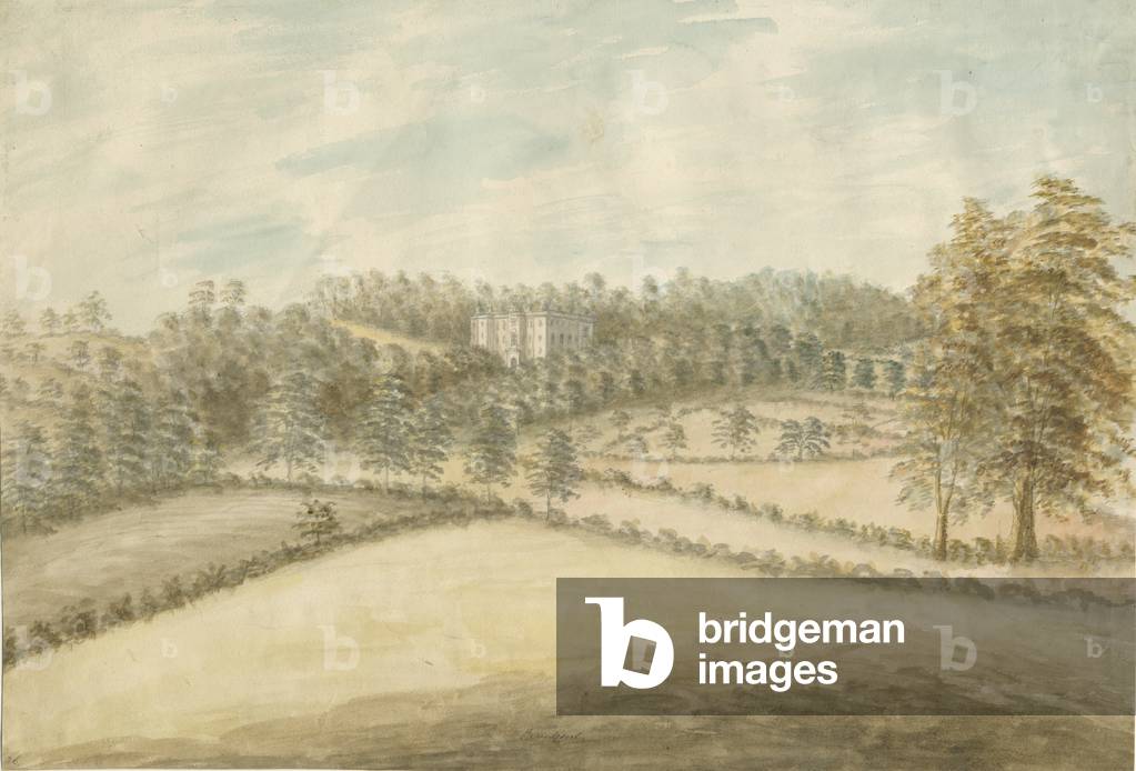 Image de Peinture représentant Beaudesert Hall and Park : peinture aquarelle par Stebbing Shaw