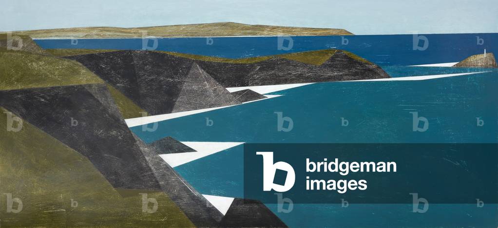 Godrevy Point 2 Acryl an Bord 54 x 118 cm