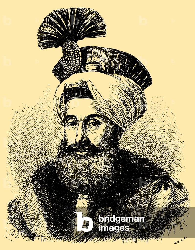 "Mahmud II (1785 1839)", b/w