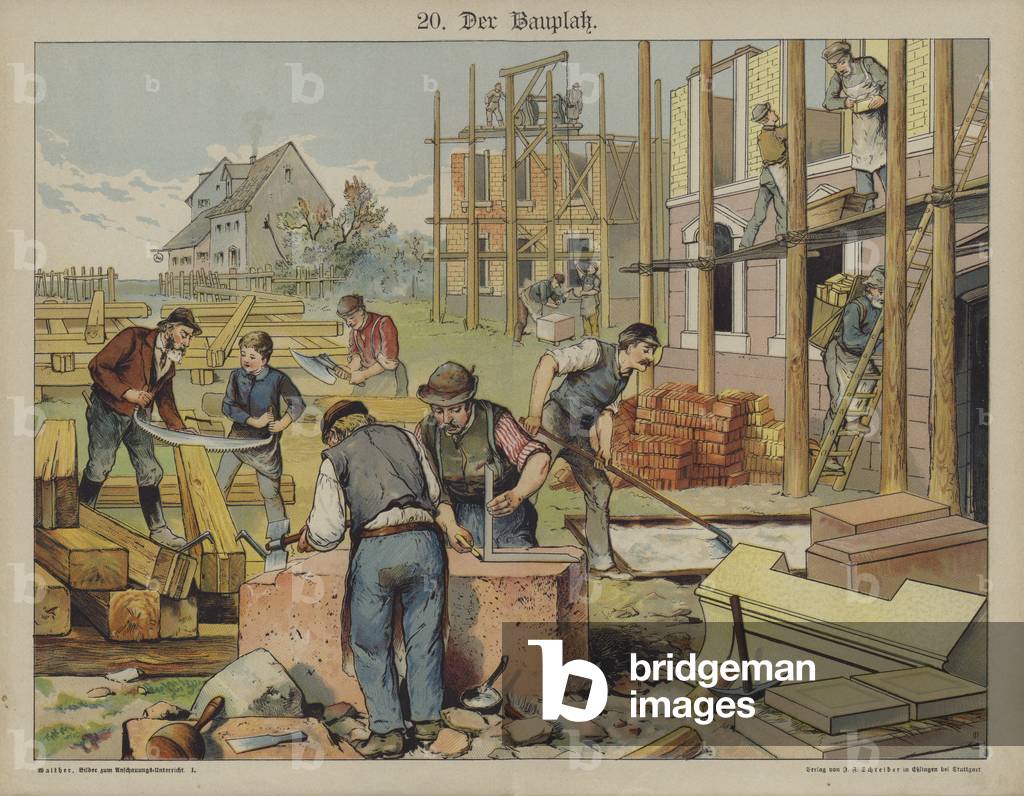 Costruzione di case (colore lito)