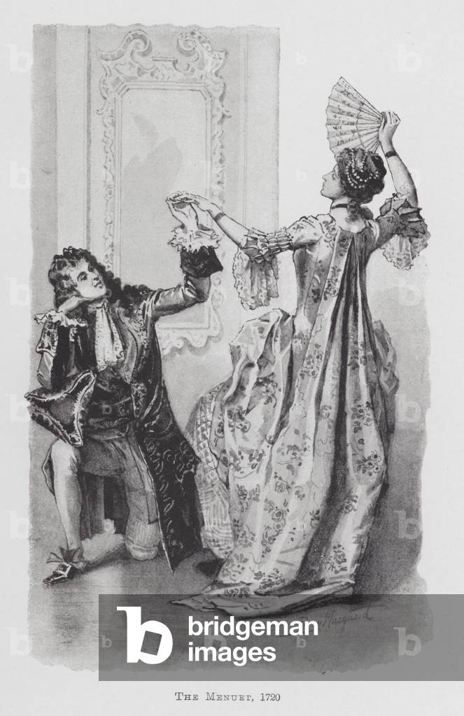 Image de Estampe représentant Danse : Le Menuet par Percy Macquoid