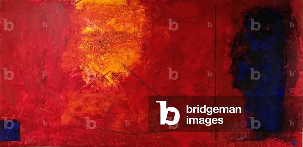 Periferie, 2019 (olio e cera fredda su lino)