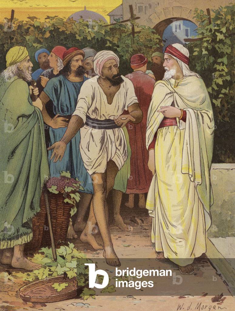 The Labourers in the Vineyard, San Matteo, XX (lito a colori)