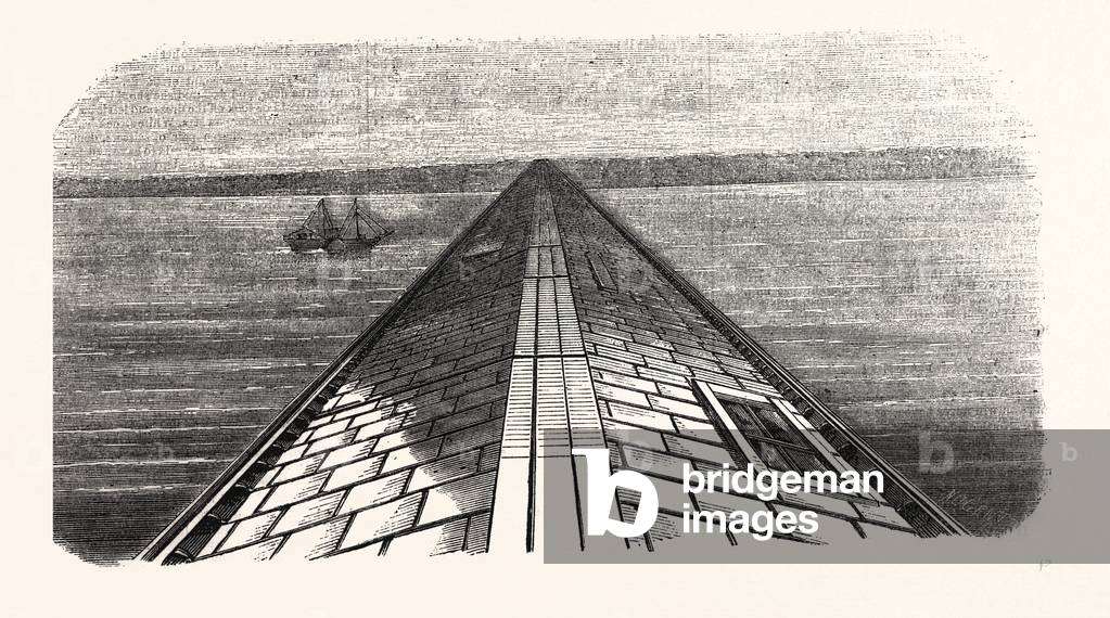 Il ponte tubolare attraverso il fiume San Lorenzo, America del Nord, Stati Uniti, Stati Uniti