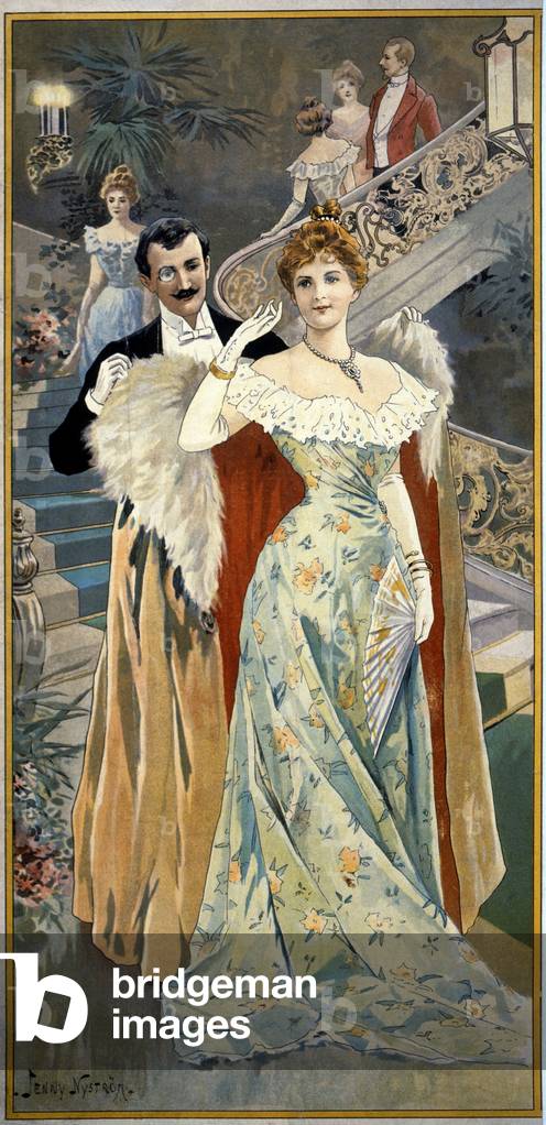 Società coppia Scale discendente, Circa 1899