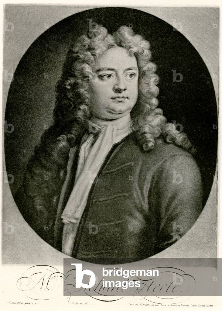 Image de Photographie représentant Richard Steele, 1884-90 par German School, b/w