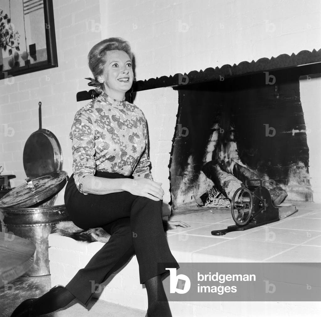 Image of The film actress Deborah Kerr, shot on 6 December 1965