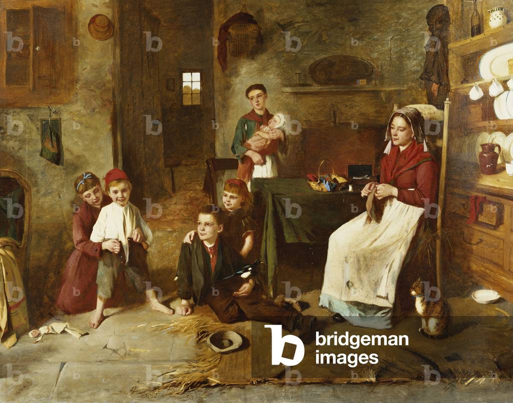 Die neuen Reithose, (Öl auf Leinwand)