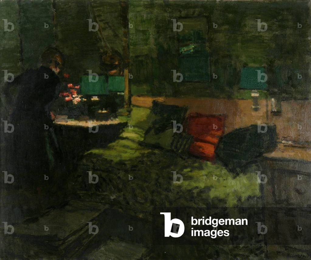 The Green Divan, 1957 (olio su tela)