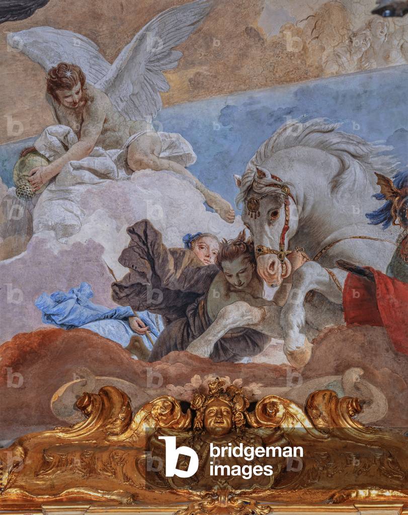 Bild von Gemälde "Clerici Palace" 1740 von Giovanni Battista Tiepolo