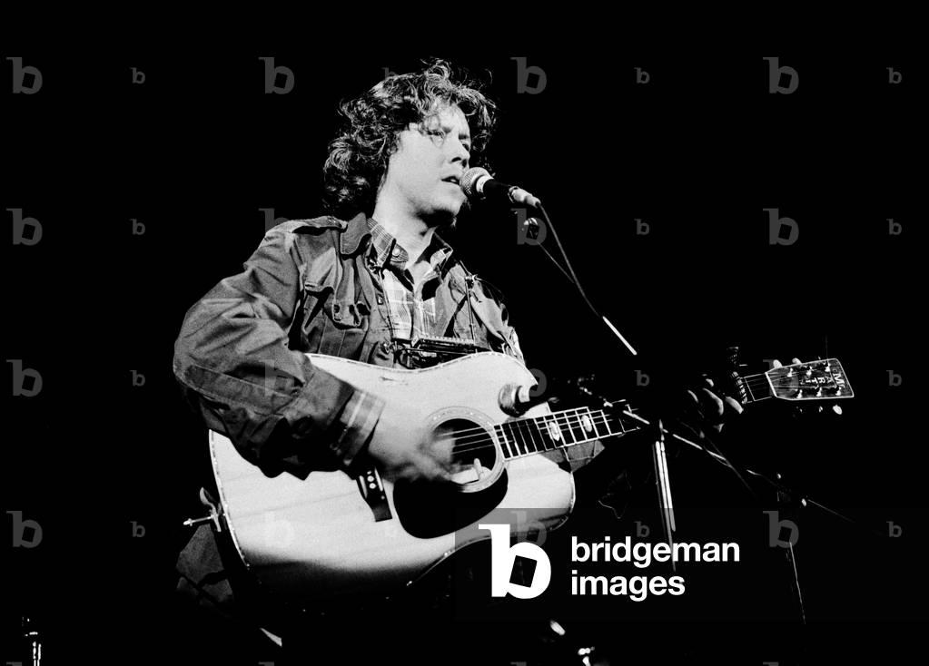 Bild von Fotografie "Arlo Guthrie - Porträt" von Odile Noel, b/w
