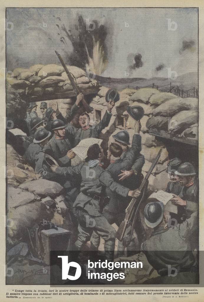 "Lungo tutta la fronte" di Achille Beltrame