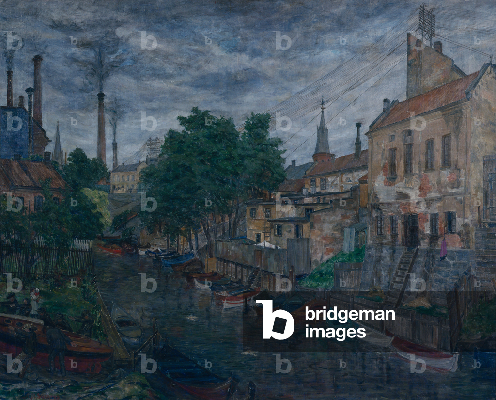 Dal fiume Akers, 1908-12 (olio su tela)