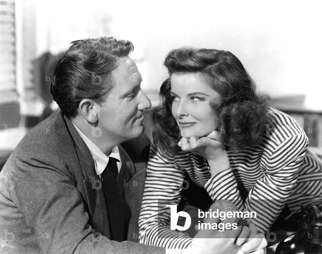 Bild von Filmstill "Spencer Tracy und Katharine Hepburn", b/w