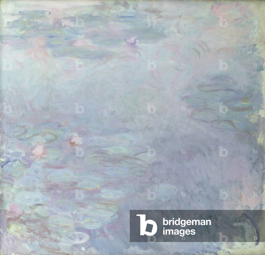 Helle Nympheas, 1917-25 (Öl auf Leinwand)