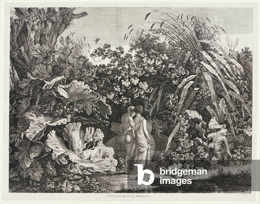 "Auch ich guerra in Arkadien" 1801 di Carl Wilhelm Kolbe