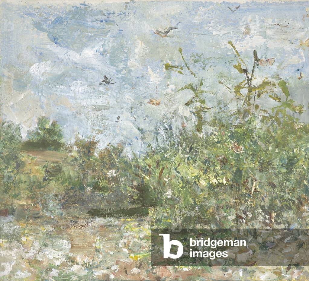 Kiesel am Flussufer, 2015 (Öl auf Tafel)