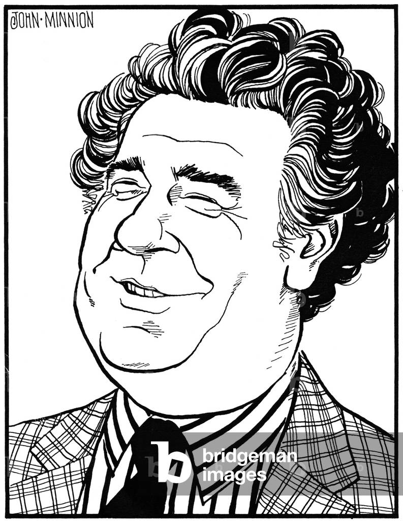 DOMINGO, Placido - Karikatur des spanischen Tenors