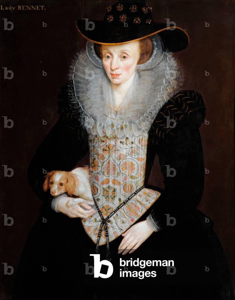 ritratto signora bennet c. 1590 olio su pannello