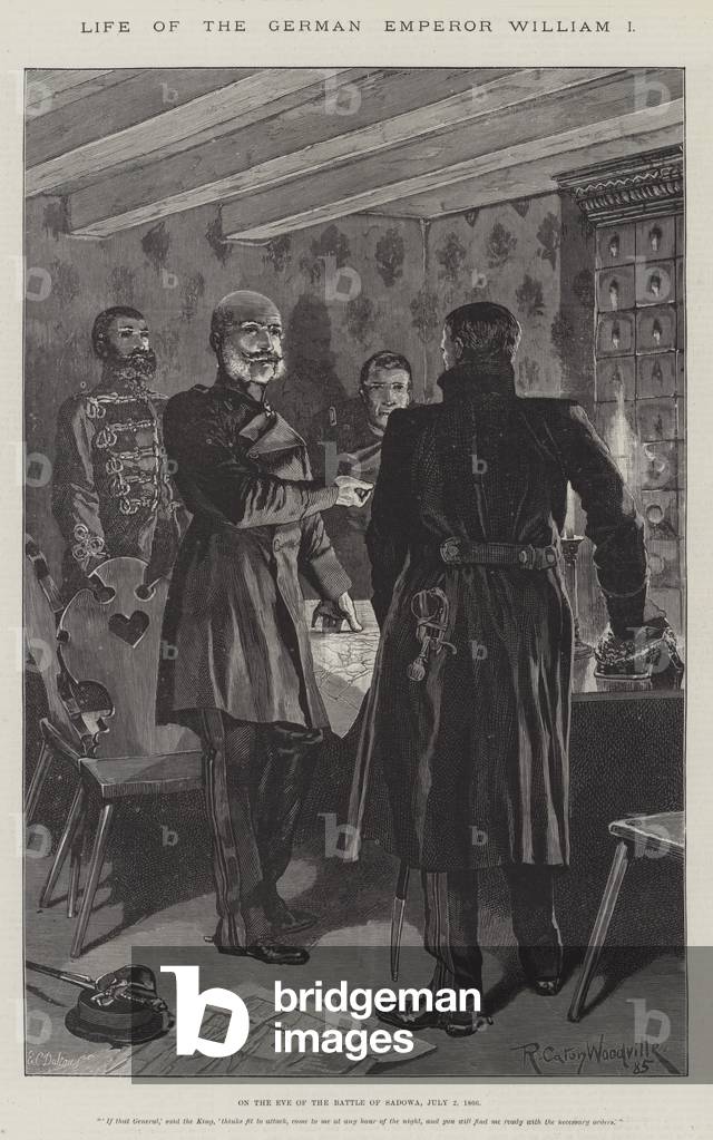 Life of the German Emperor William I (engraving) by Richard Caton II Woodville