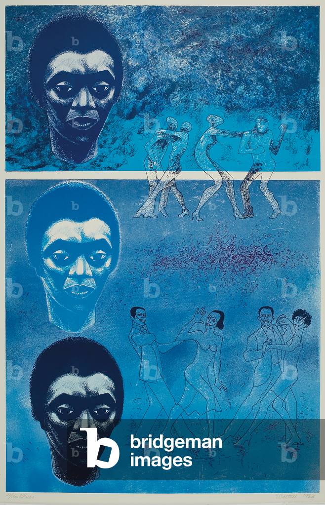 Blues, 1983 (litografia a colori)