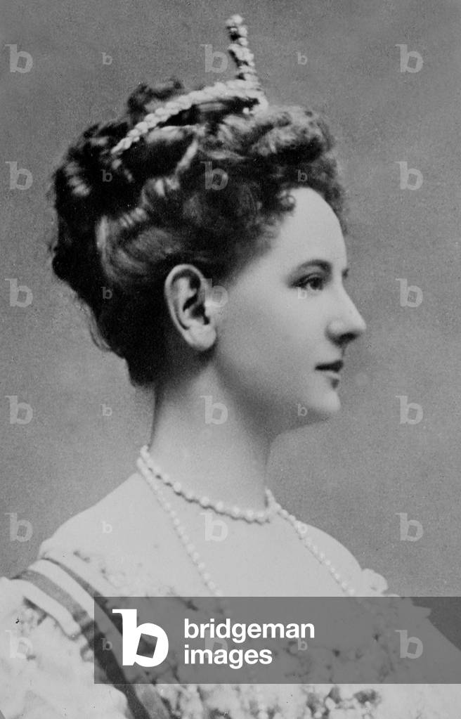 Guglielmina (Wilhelmina Helena Pauline Maria: 1880-1962) Regina regnante del Regno dei Paesi Bassi dal 1890-19