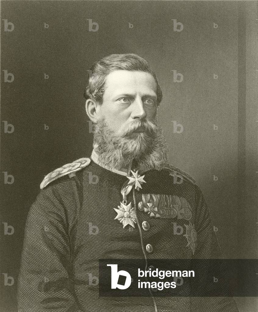 "Friedrich Wilhelm (Gravur)" von English School, b/w