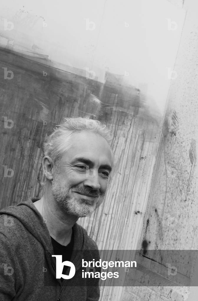 Bild von Fotografie "Porträt von Christophe Maunoury (s/w-Foto" 2021 von Sophie Bassouls